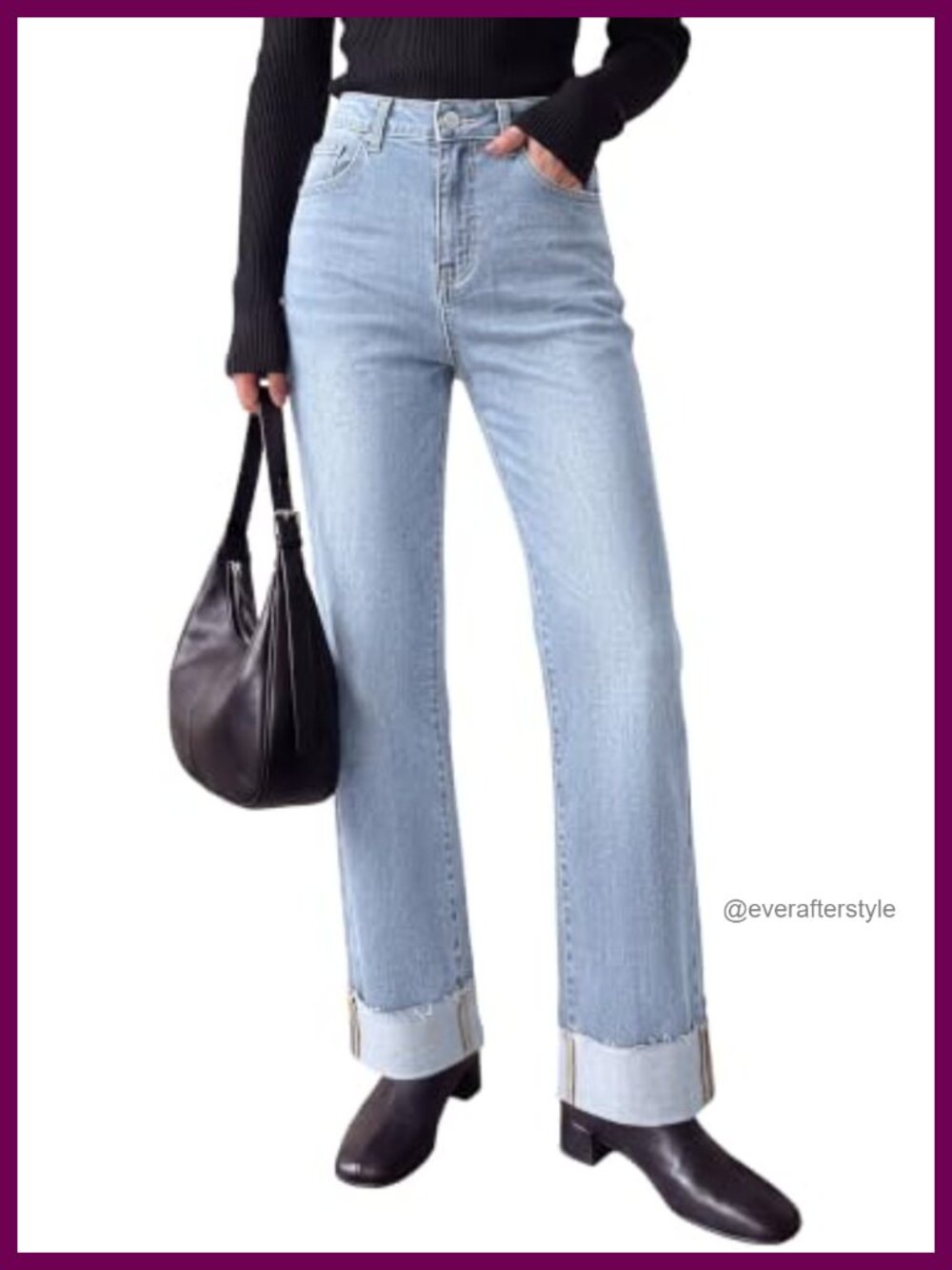 Wide Leg Baggy Denim Jeans High Rise Y2K Stretchy Pants